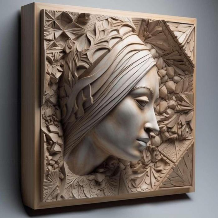 نموذج ثلاثي الأبعاد لآلة CNC 3D Art 